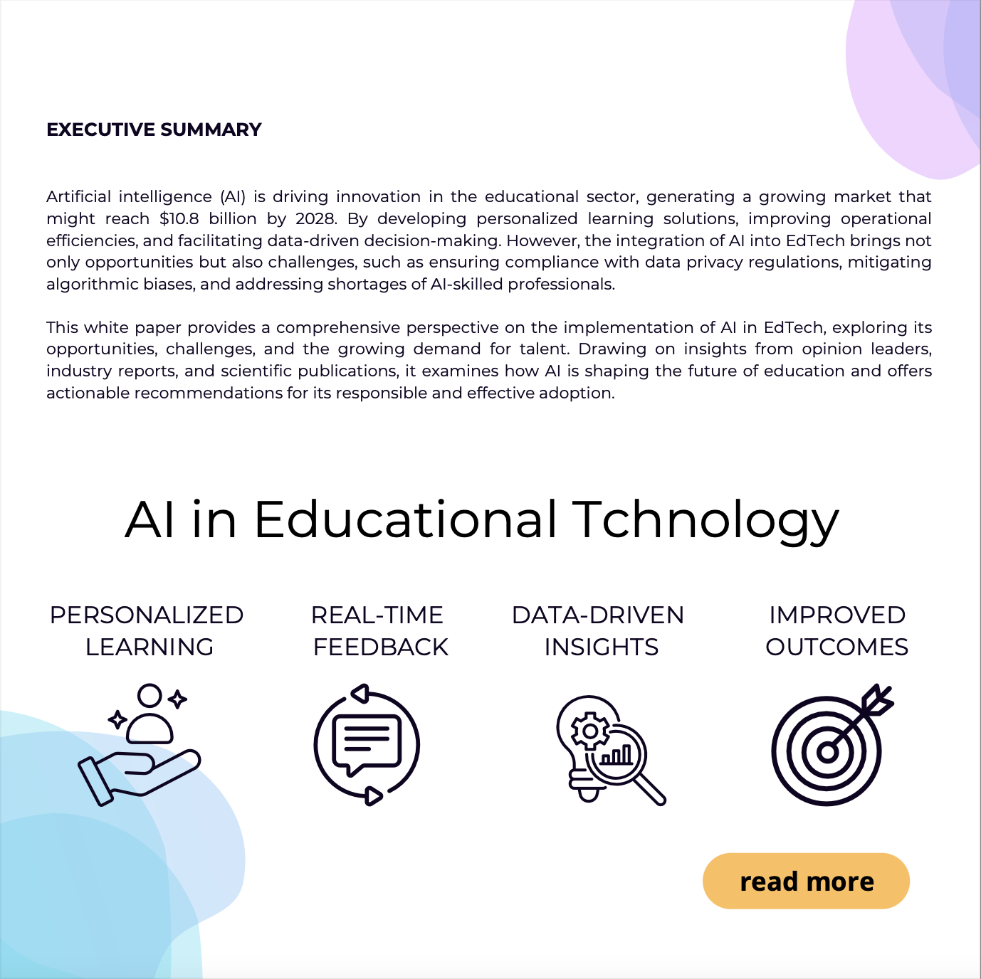 AI in educational technology